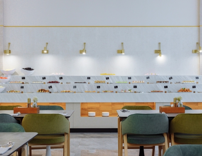 Ресторан шведской линии MOON - Отель «Зенит Резорт отель и СПА Ультра Все Включено» Анапа