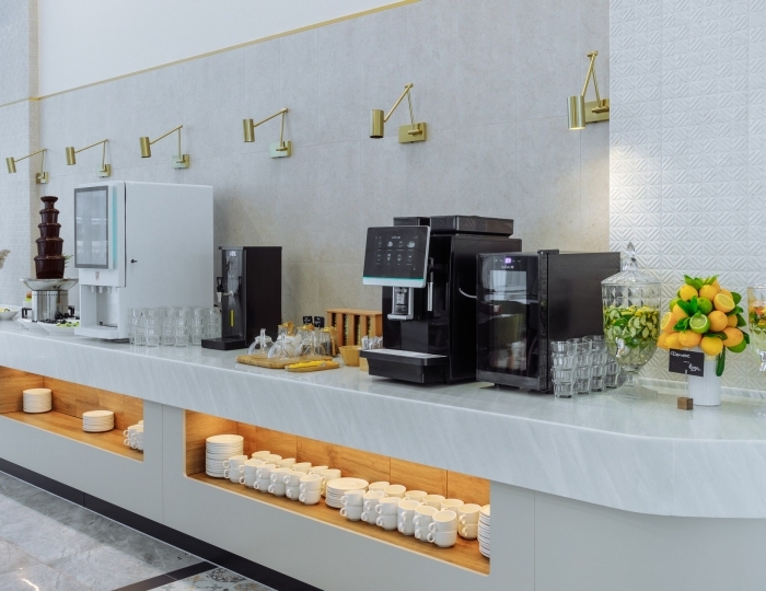 Ресторан шведской линии MOON - Отель «Зенит Резорт отель и СПА Ультра Все Включено» Анапа