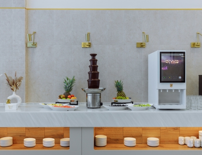 Ресторан шведской линии MOON - Отель «Зенит Резорт отель и СПА Ультра Все Включено» Анапа